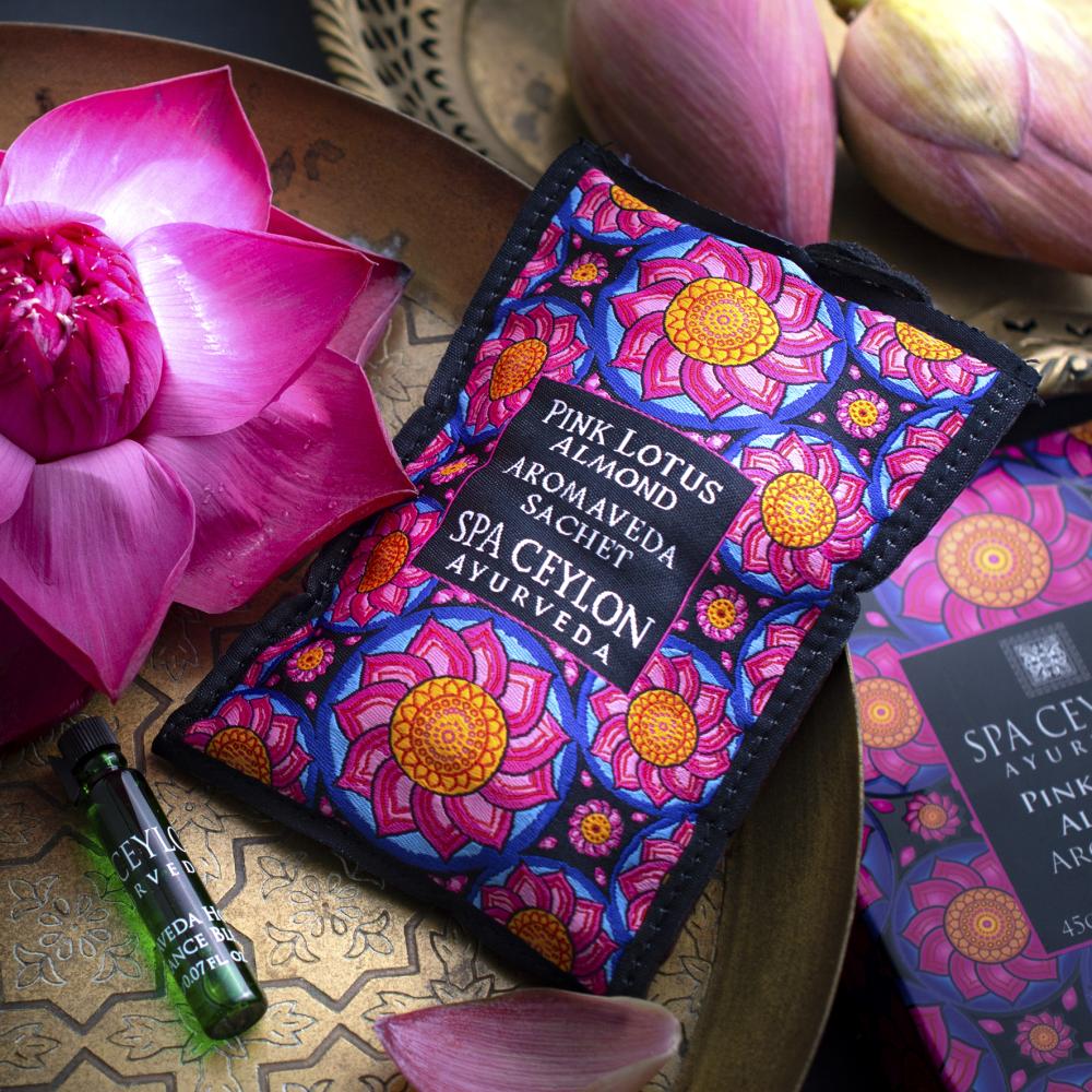 PINK LOTUS ALMOND - Aromaveda Sachet