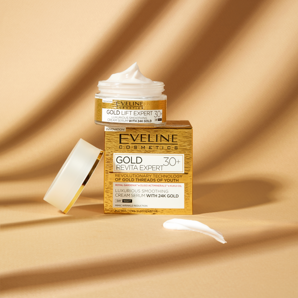 ايفلين جولد ليفت كريم نهاري وليلي بالذهب المضاد للتجاعيد 50مل