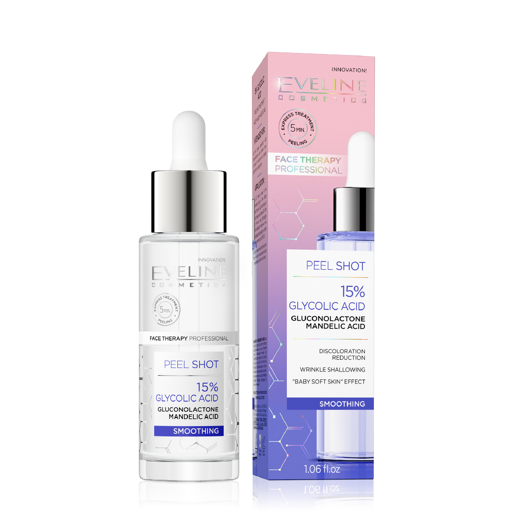 Eveline Serum Shot 15% Glycolic Acid Smoothing 30Ml