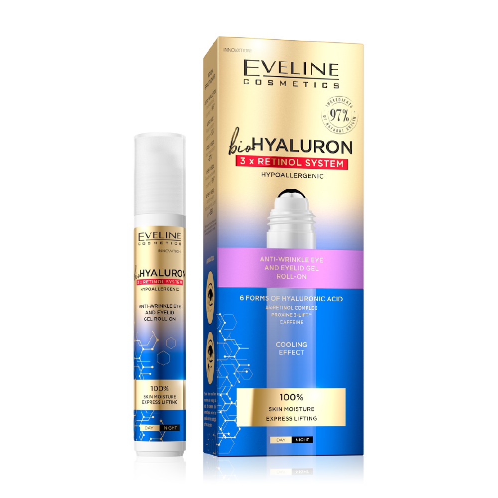 ايفلين بايو هيالورون رول أون لتجاعيد العين بالهيالورونيك 15مل