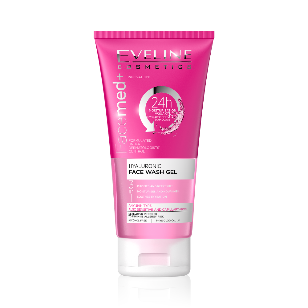 ايفلين فيس ميد غسول بالهيالورونيك لجميع أنواع البشرة 150مل