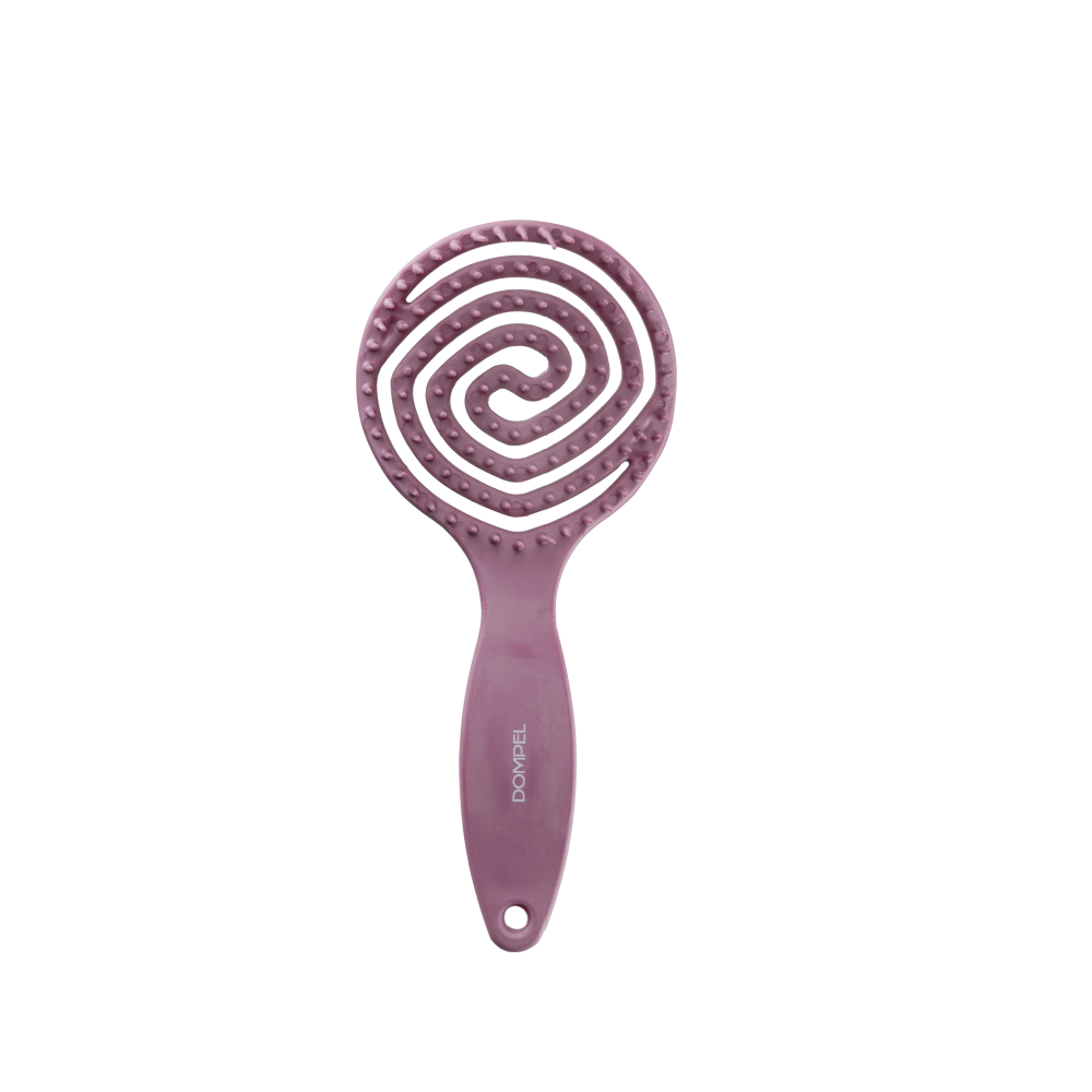 دومبل فرشاة سيليكون برائحة العنب لتصفيف الشعر - بنفسجي