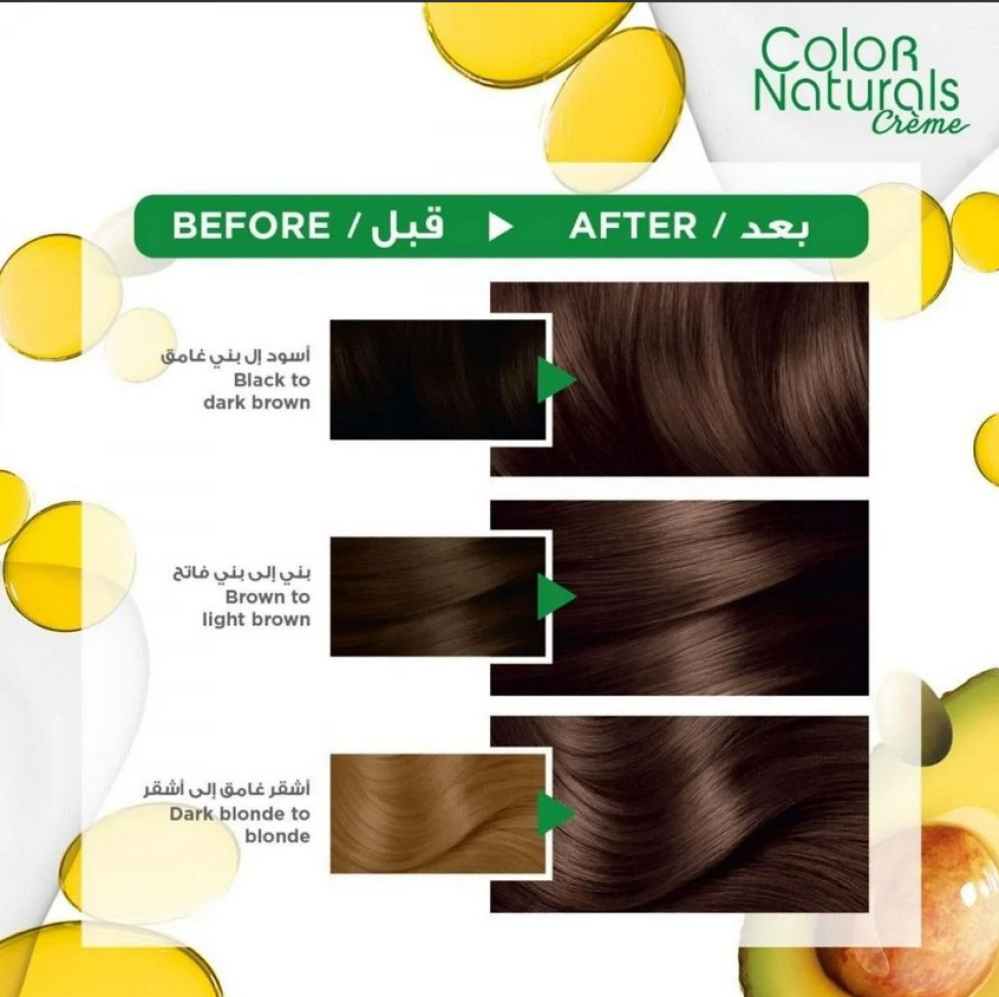 غارنييه كولور ناتشورالز صبغة شعر - بني فاتح 5