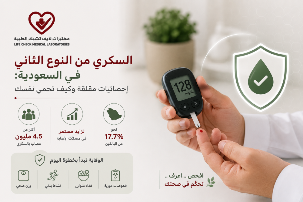 السكري من النوع الثاني في السعودية: إحصائيات مقلقة وكيف تحمي نفسك