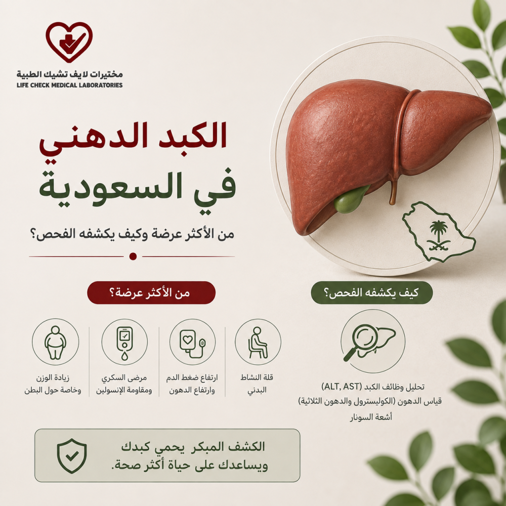 الكبد الدهني في السعودية: من الأكثر عرضة وكيف يكشفه الفحص؟