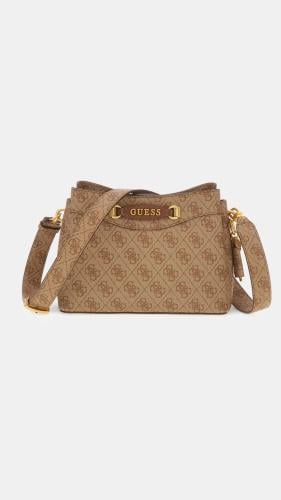 GUESS Emera Logo Girlfriend Crossbody Top Zip