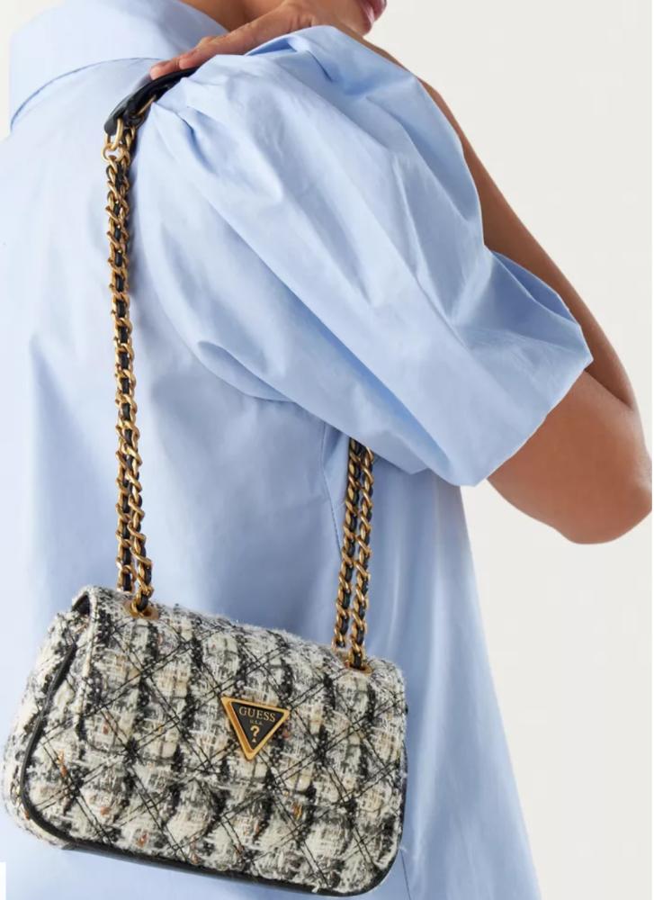 Guess| Tweed Mini Crossbody Bag لام LAM STORE