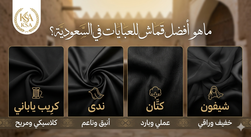 ما هو أفضل قماش للعبايات في السعودية؟