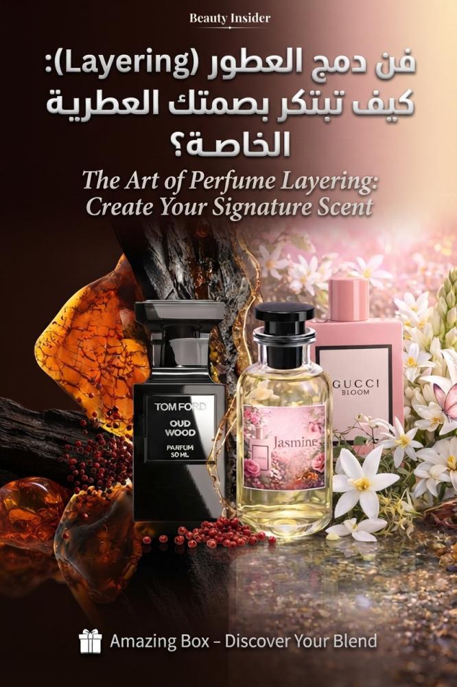 فن دمج العطور (Layering): كيف تبتكر بصمتك العطرية الخاصة؟
