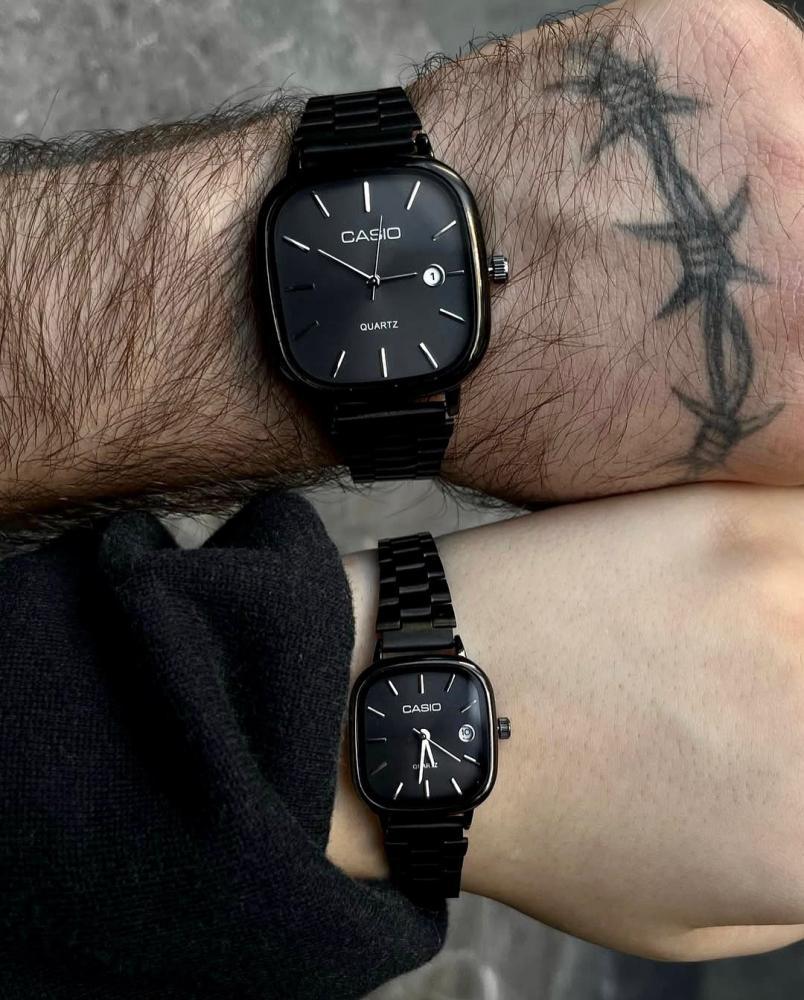 كاسيو LTP كبلز اسود مينا اسود