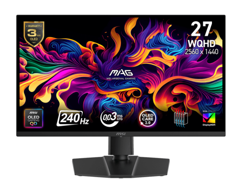 شاشة الألعاب MSI MAG 273QP QD-OLED X24 – بحجم 27 ب...