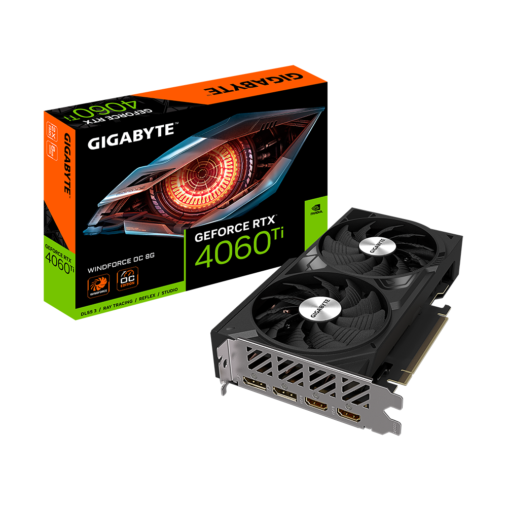 GIGABYTE RTX 4060 Ti WINDFORCE OC 8G