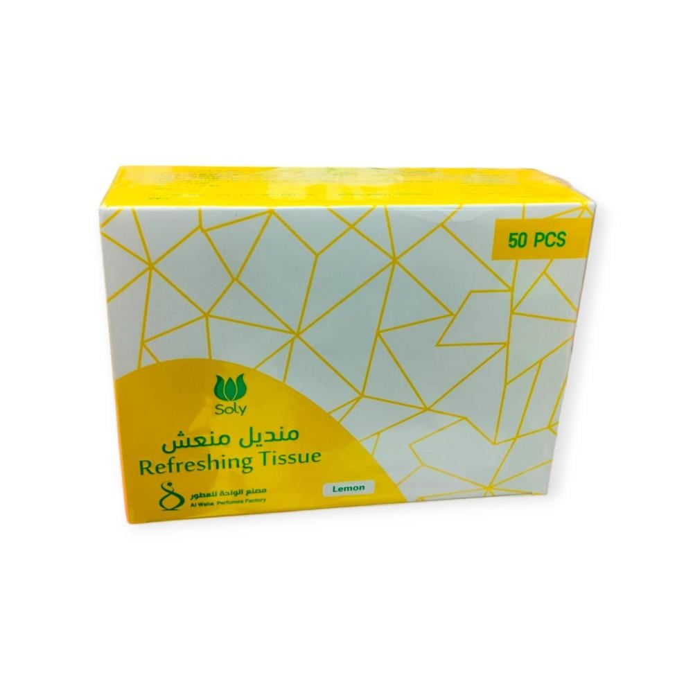 سولى مناديل منعش متعدد الروائح 50 شدة