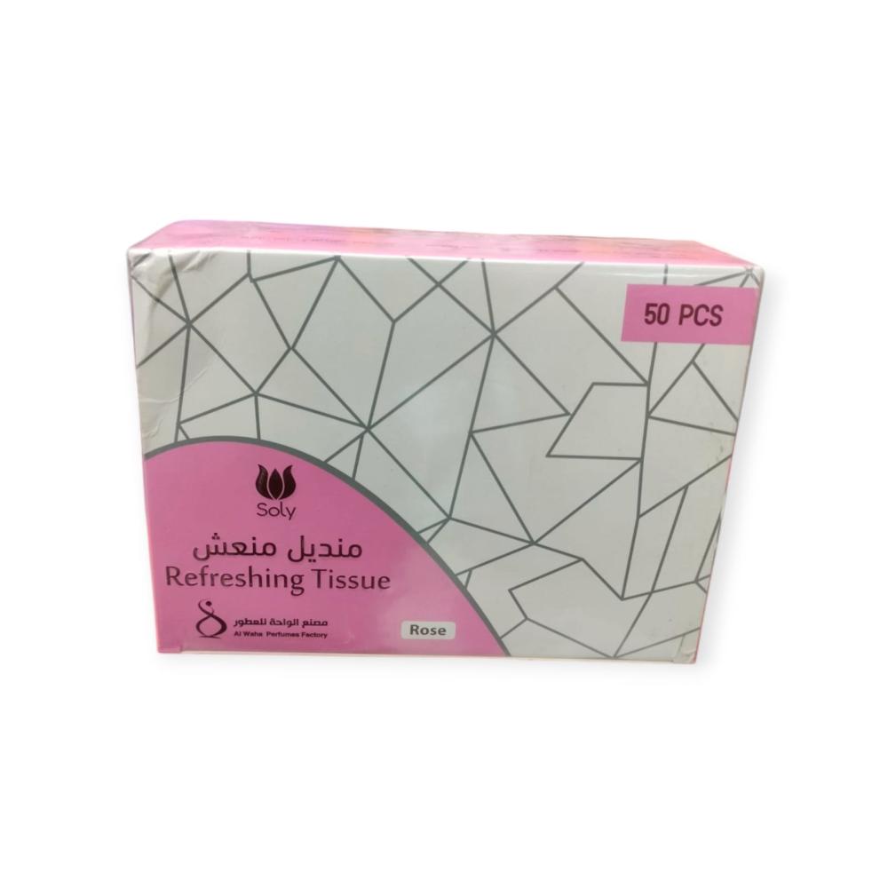 سولى مناديل منعش متعدد الروائح 50 شدة