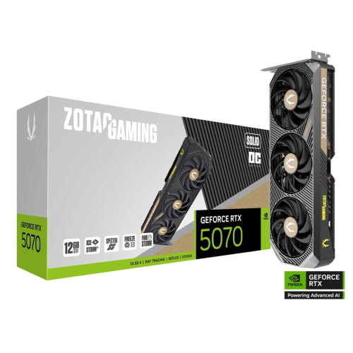 ZOTAC GAMING GeForce RTX 5070 SOLID OC 12GB