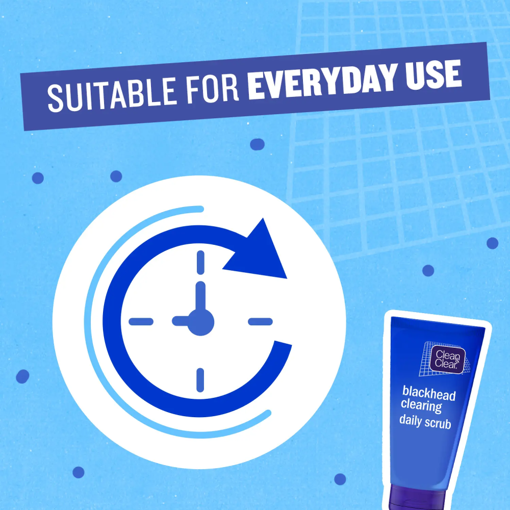 غسول مقشر كلين اند كلير منظف يومي لإزالة الرؤوس السوداء - 150 مل