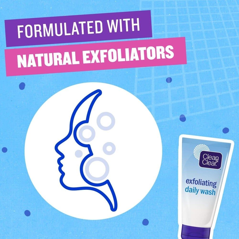 غسول يومي لتقشير الوجه كلين اند كلير - 150 مل