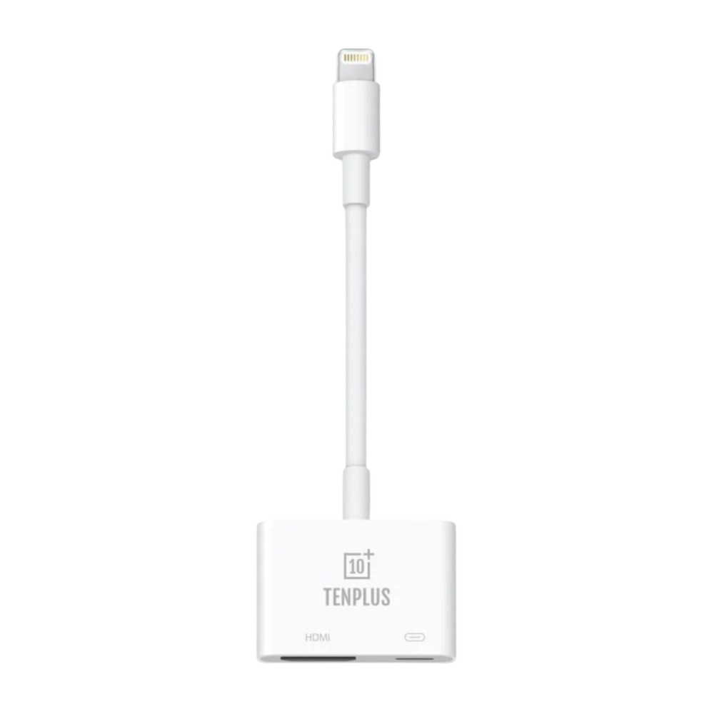 تن بلس وصلة اتش دي ايفون - أبيض