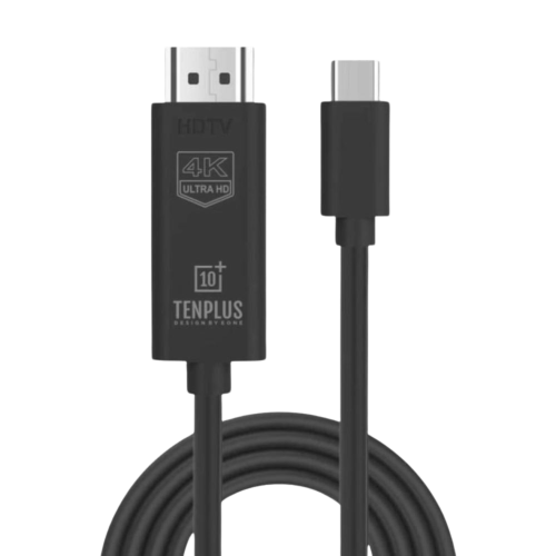 تن بلس - كيبل HDMI إلى USB-C للشاشات 4K والتلفزيون