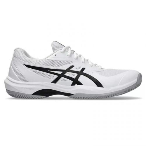 Asics game ff clay white black snakers