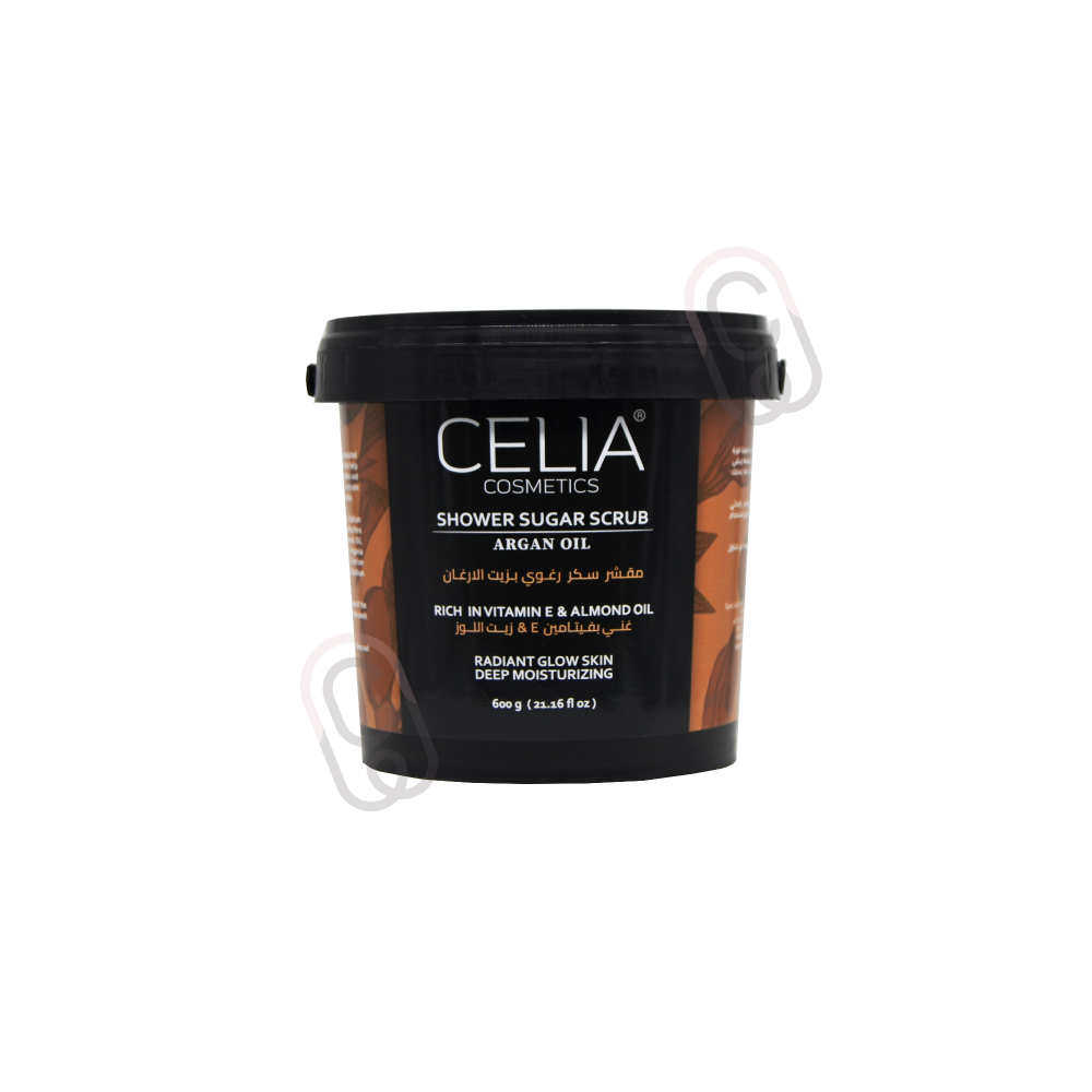 Celia Argan Oil Shower Sugar Scrub 600g