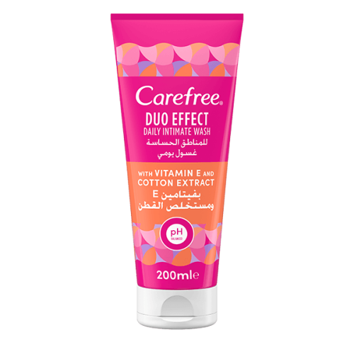 Carefree Duo Effect Vitamin E & Cotton Extract Int...