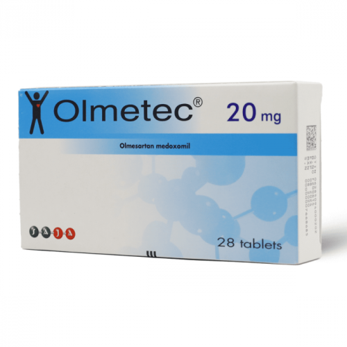 Olmetec 20mg Tablet 28