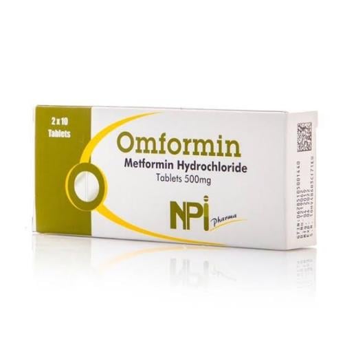 Omformin 500mg Tablet 20