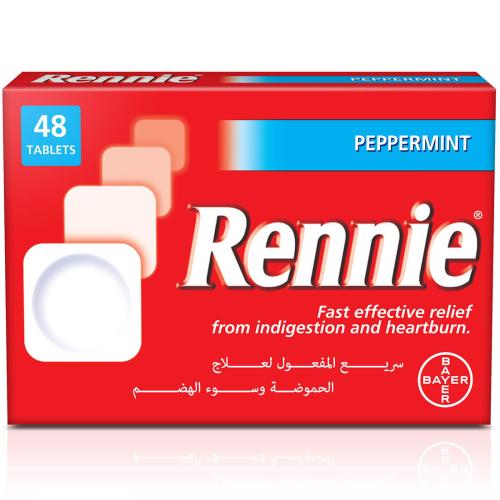 Rennie 680/80mg Tablet 48