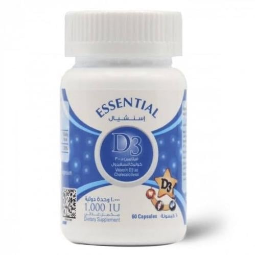 Essential Vitamin D3 1000iu Capsule 60