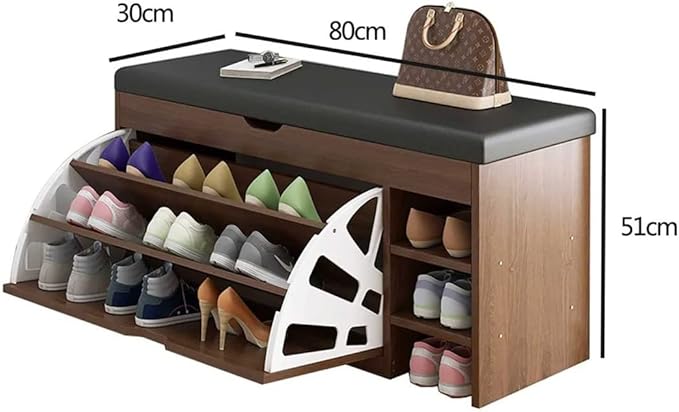 خزانة أحذيه مع مقعد