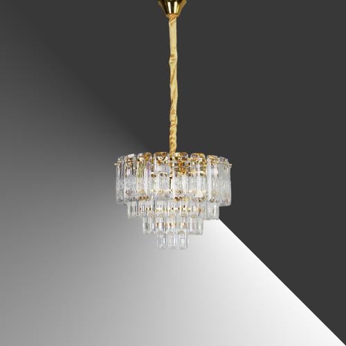 نجف مودرن ذهبي E14*5L قطر 400 ملم