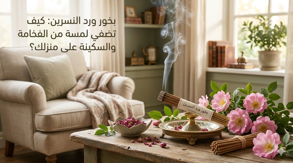 بخور ورد النسرين: كيف تضفي لمسة من الفخامة والسكينة على منزلك؟