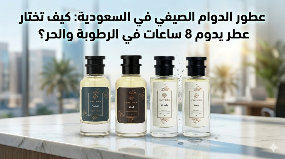 عطور الدوام الصيفي في السعودية: كيف تختار عطر يدوم 8 ساعات في الرطوبة والحر؟