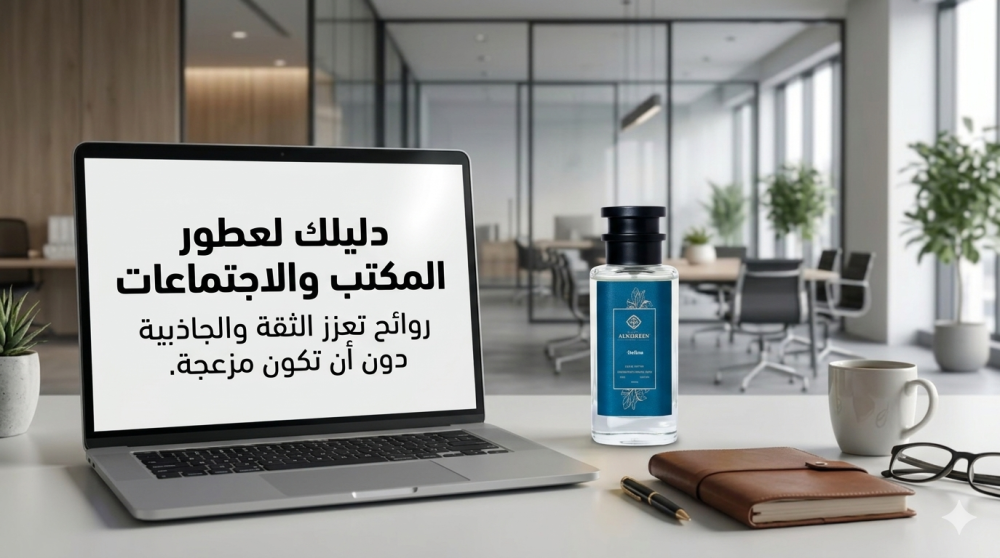 دليلك لعطور المكتب والاجتماعات: روائح تعزز الثقة والجاذبية دون أن تكون مزعجة