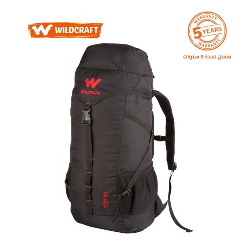 Wildcraft Trekking and Travelling Rucksacks 45 L Capacity Made with 100 Waterproof Nylon Material Black Made in India kois shop