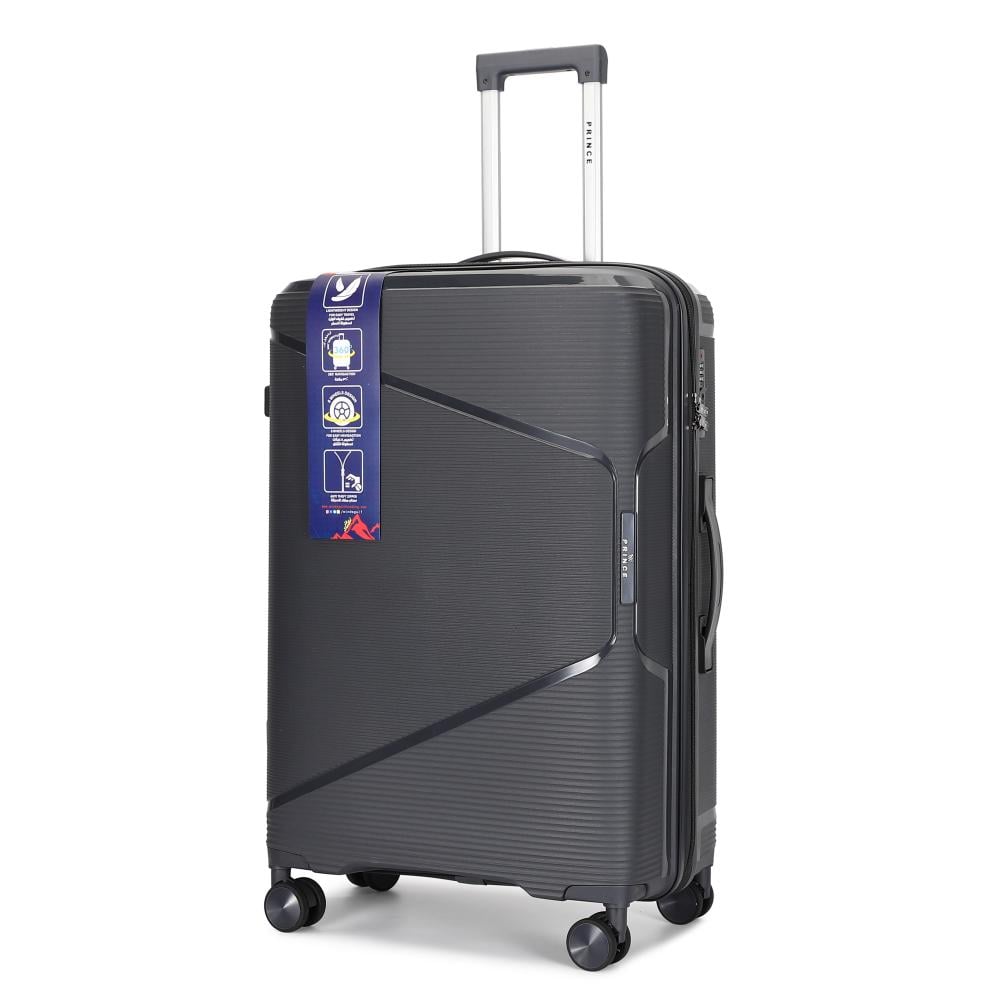 Prince  PP  Luggage (8 Wheels) - Trundle 28 Inch/93 Liter Large     -  Dark Grey 2 Year Warranty