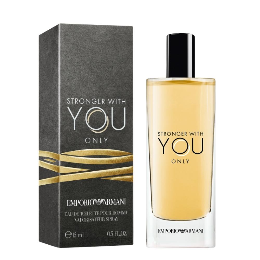 عطر امبوريو أرماني سترونغر ويذ يو 15 مل بارفيوم رجالي أنيق وجذاب