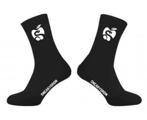 SneakyGrdn Black Socks