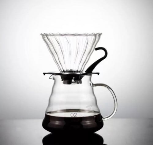 طقم تقطير V60 سيرفر 02و قمع 02