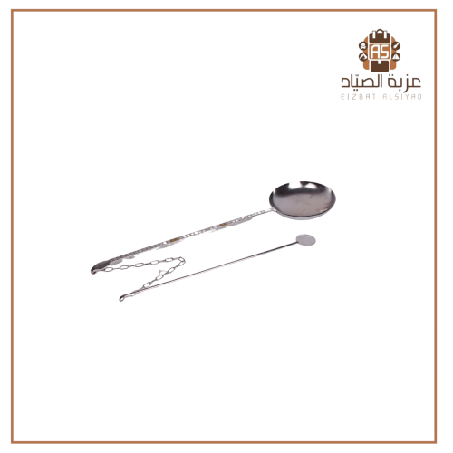 محماس قهوة فضي وسط