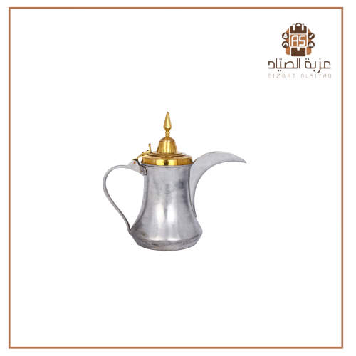 دلة الربيع فضي وذهبي كبير