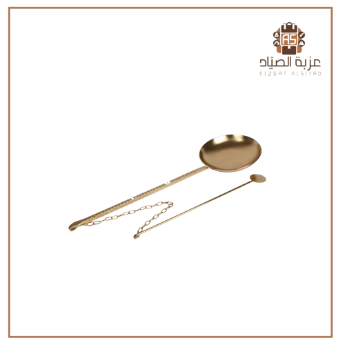 محماس قهوة ذهبي كبير