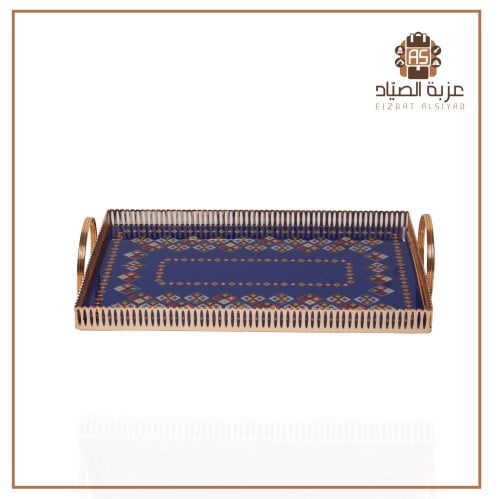 طفرية تقديم ازرق  مستطيل