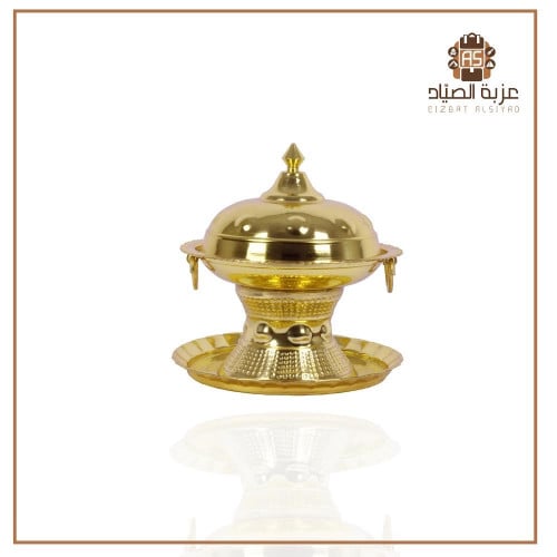 صحن تمرية لتقديم التمر نحاسي