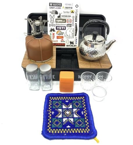 صندوق  عزبة شاي اسود كامل الاغراض