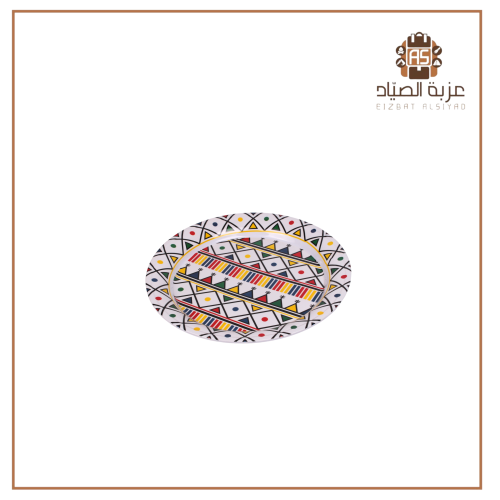 صحن مبلامين نقشة عسيري 35 سم