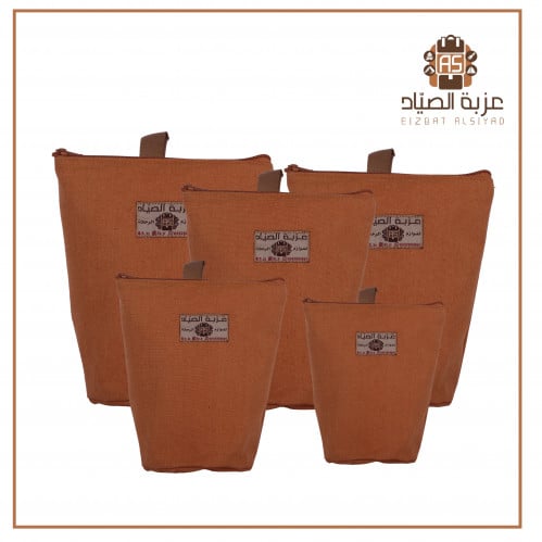 طقم سكريات قماش تنزاني ٥ قطع