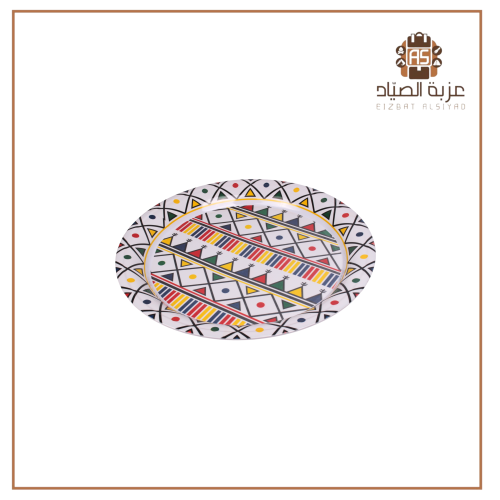 صحن مبلامين نقشة عسيري 50 سم