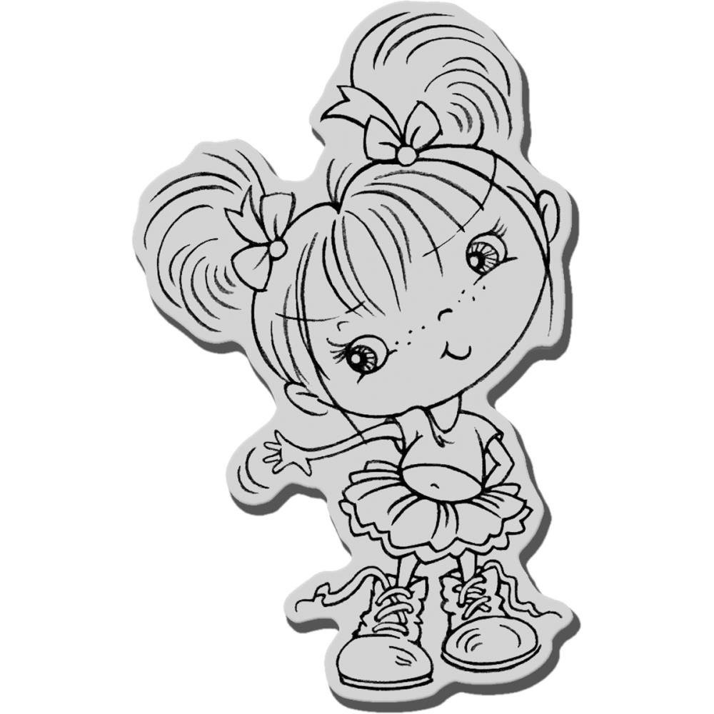 Stampendous - Cling Mounted Rubber Stamp - Boots Kiddo